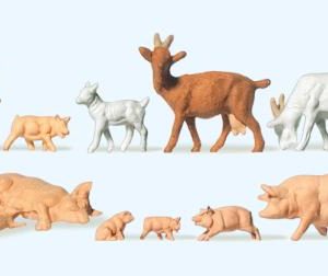Ziegen und Schweine