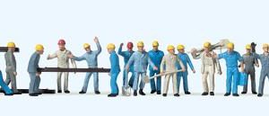 Gleisbauarbeiter. 24 Figuren