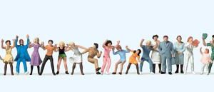 Volksfestbesucher. 30 Figuren