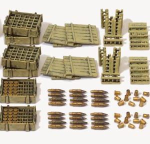Munition und Munitionskisten