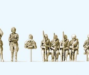 Infanteristen aufgesessen. Ud