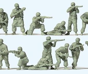 Fallschirmjäger im Gefecht. D