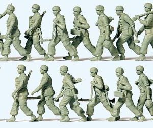 Fallschirmjäger im Marsch. De