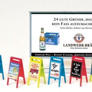 Plakattafel, Werbeschilder. B