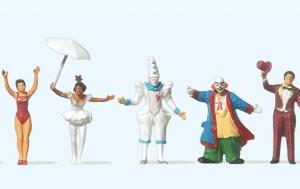 Zirkus-Direktor, Clowns, Domp