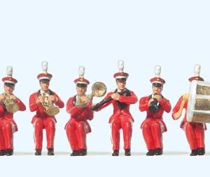 Zirkusband sitzend