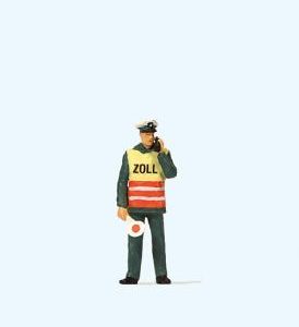 Zollbeamter mit Warnweste