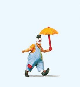 Clown mit Schirm