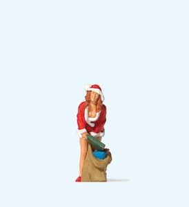 Christmas Girl mit Gabensack