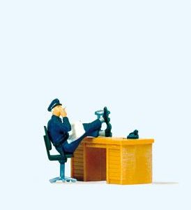 Sitzender Polizist USA