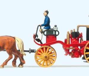 Dampfspritze. Um 1900. Fertig