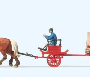 Kohlenwagen. Um 1900. Fertigm