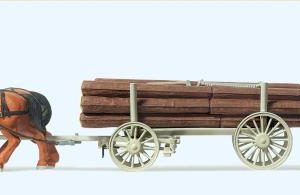 Langholzwagen. Fertigmodell