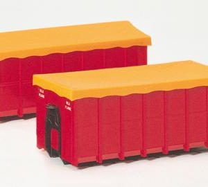 Container mit Plane für Abrol