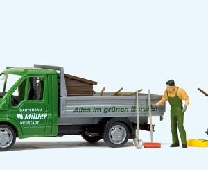 Ford Transit. Gartenbau Müll