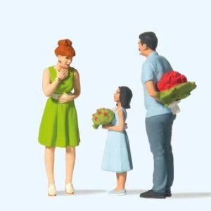 Überraschung mit Blumen