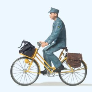 Postbote auf Fahrrad