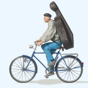 Student auf Fahrrad