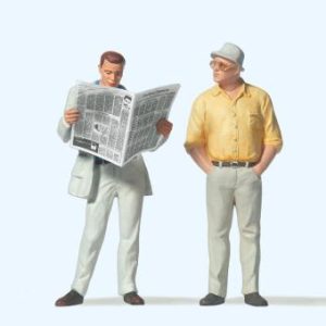 Zeitungsleser, Passant