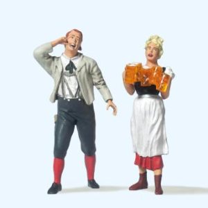 Kellnerin, Gast