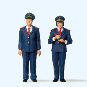 Chinesisches Bahnpersonal
