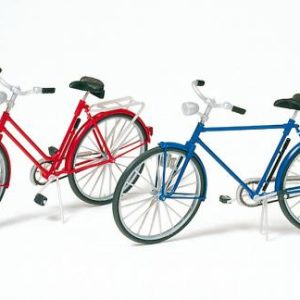 Herren- und Damenfahrrad. Bau
