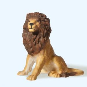 Löwe sitzend