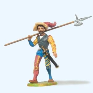 Landsknecht im Marsch, mit He