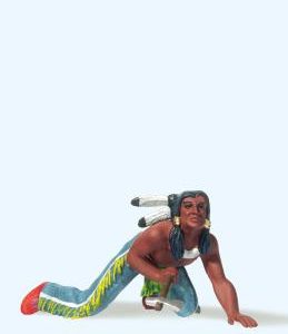 Indianer schleichend, mit Tom