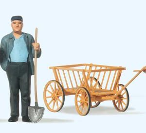 Landbevölkerung. Handwagen
