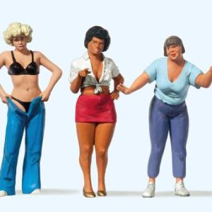 Frauen am Campingplatz