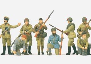 Infanteristen und Partisanen