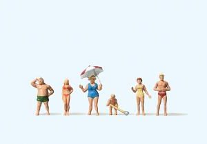 Familie Krause am Strand