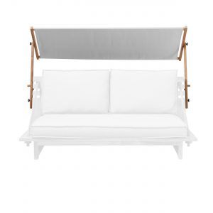 Apple Bee Sonnendach ROBINSON, Teak / BEE WETT (100 % Polypropylen) Grizzle – Auslaufartikel
