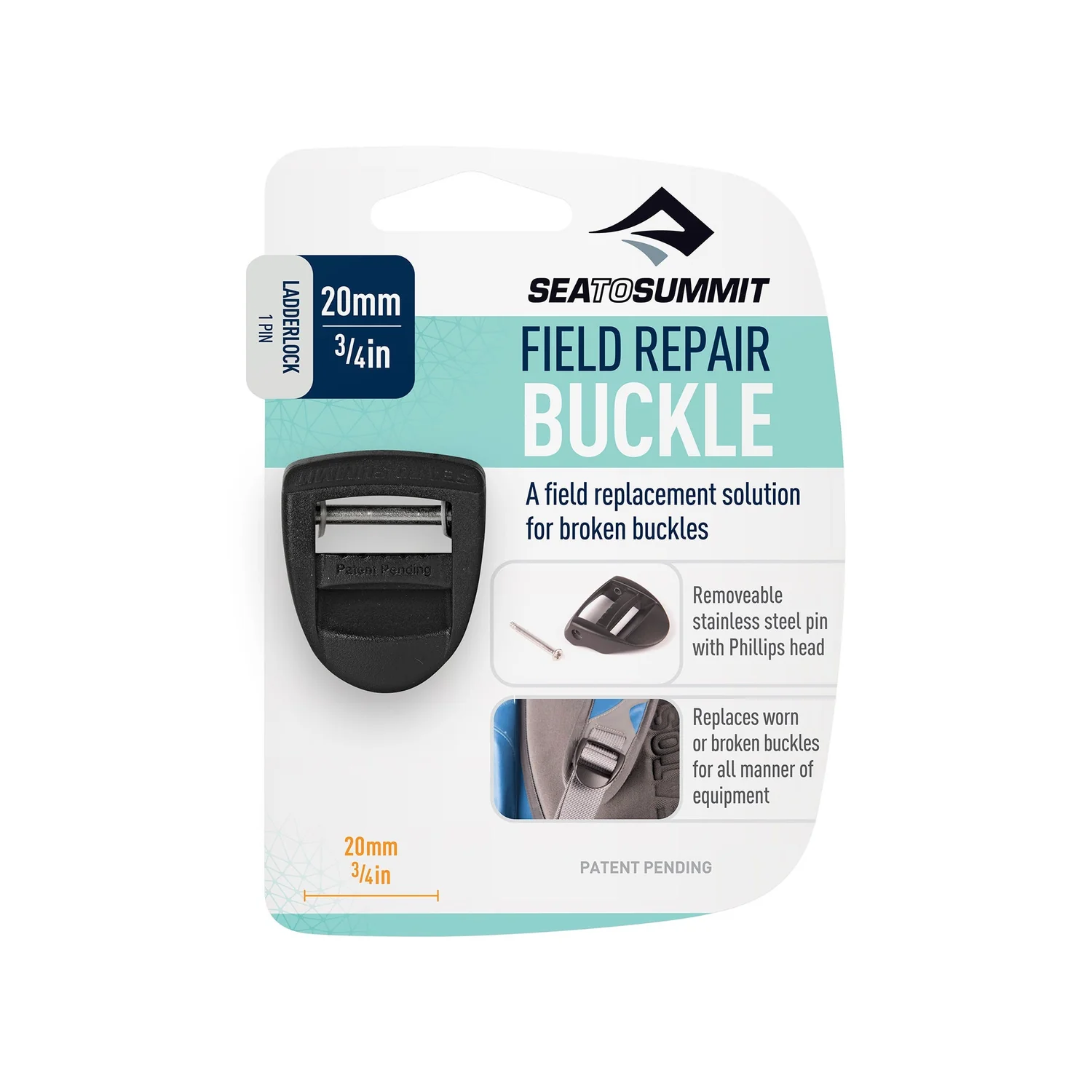 Ersatzschnalle Field Repair – 20mm Ladder Lock