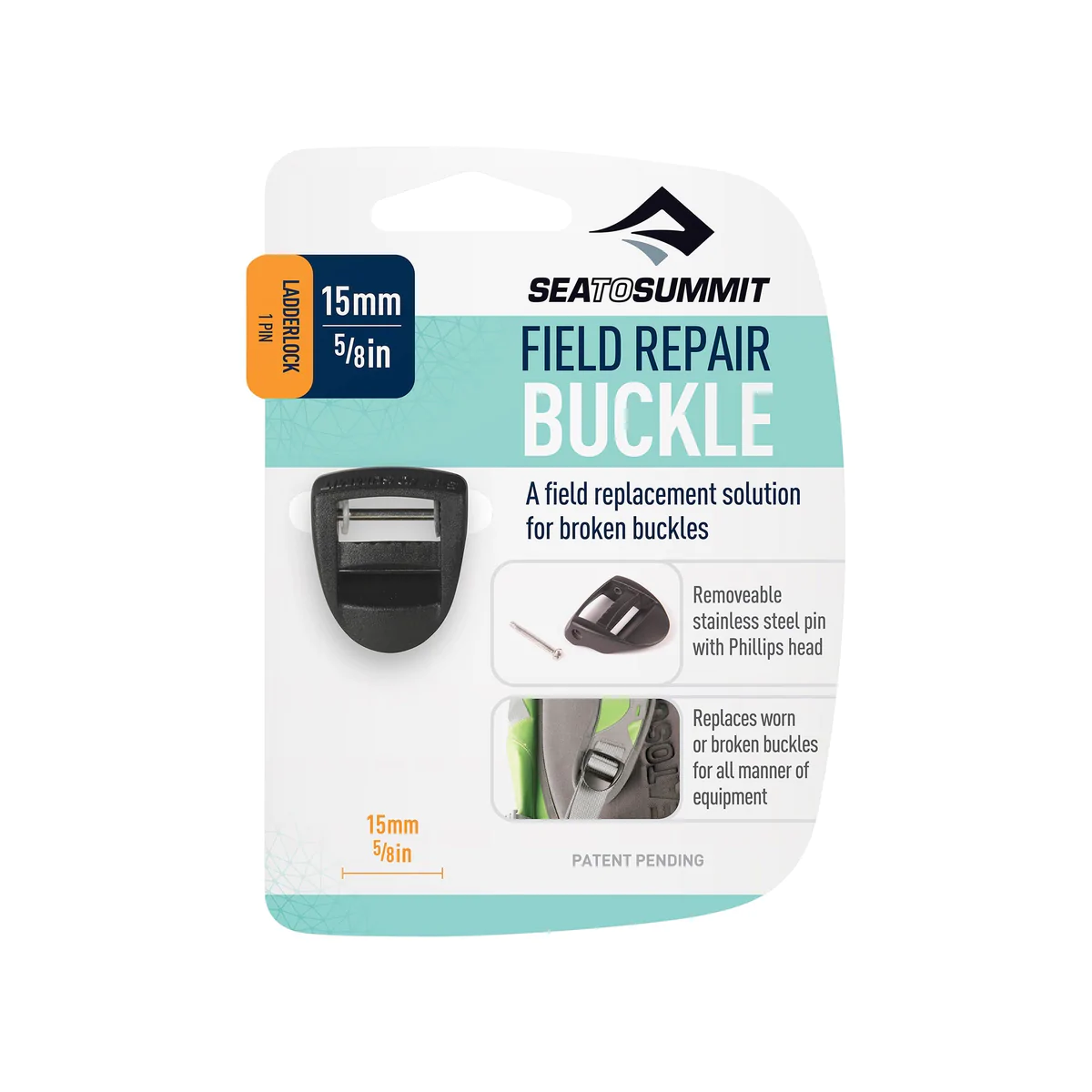 Ersatzschnalle Ladder Lock Field Repair Buckle – 15mm