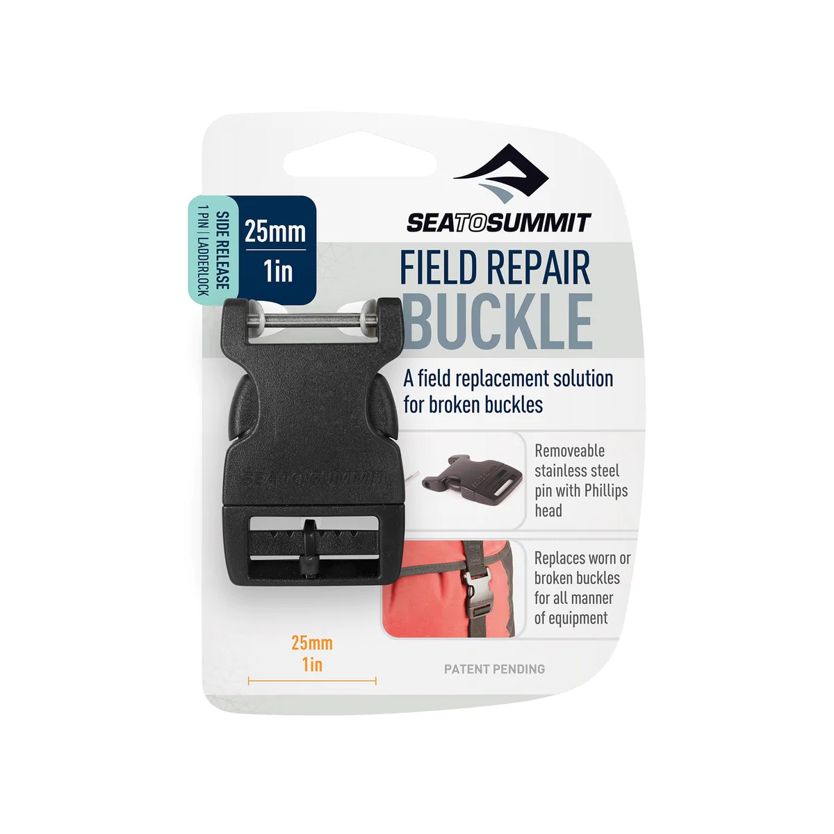 Field Repair Ersatzschnalle – 25mm Side Release