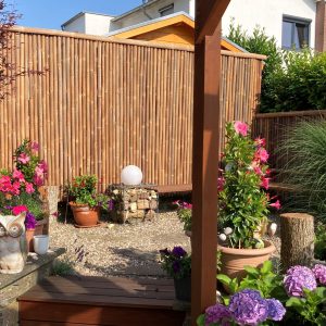 BambusBASIS Sichtschutz Bambusmatte