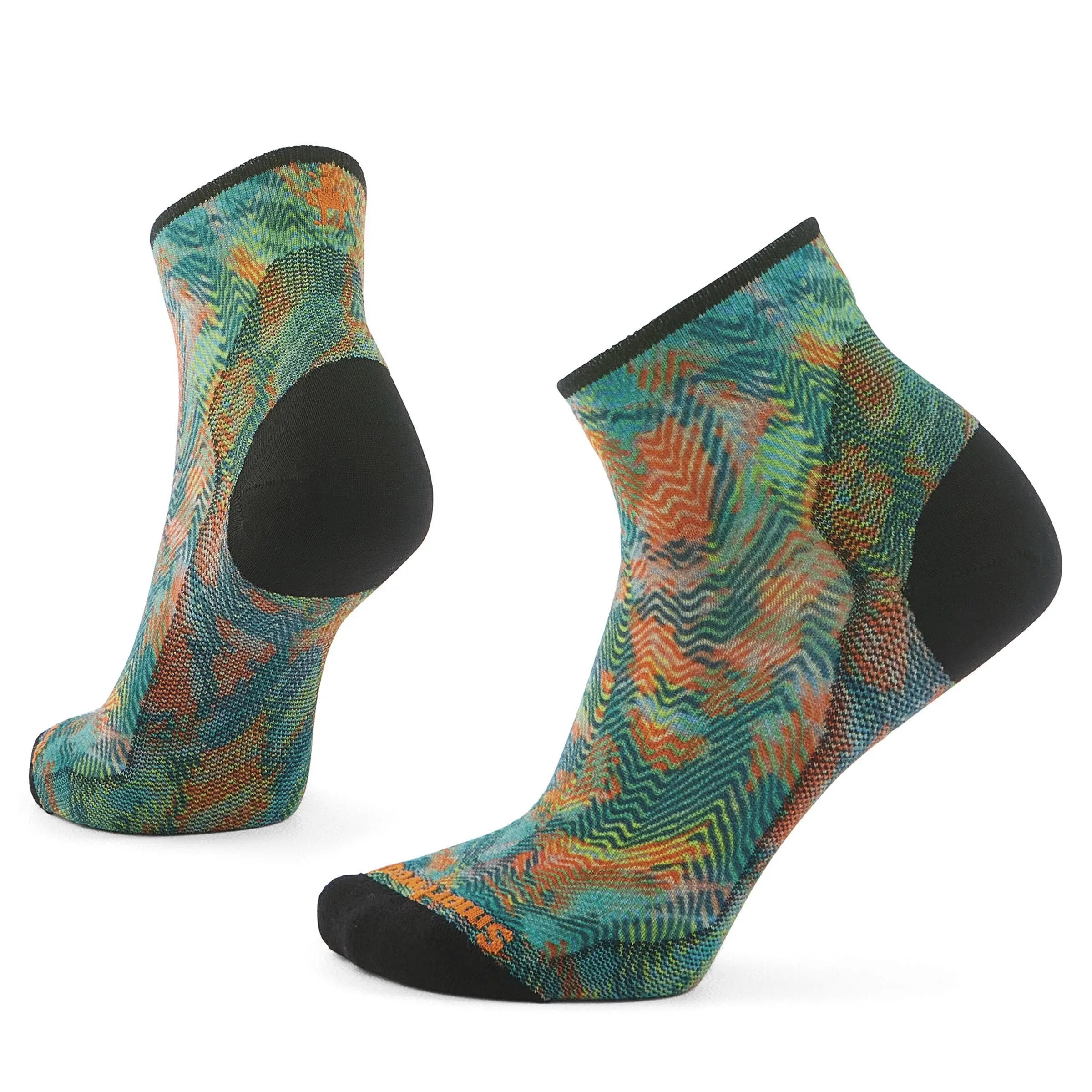 Damen Fahrradsocken Zero Cushion mit Jungle Music-Print