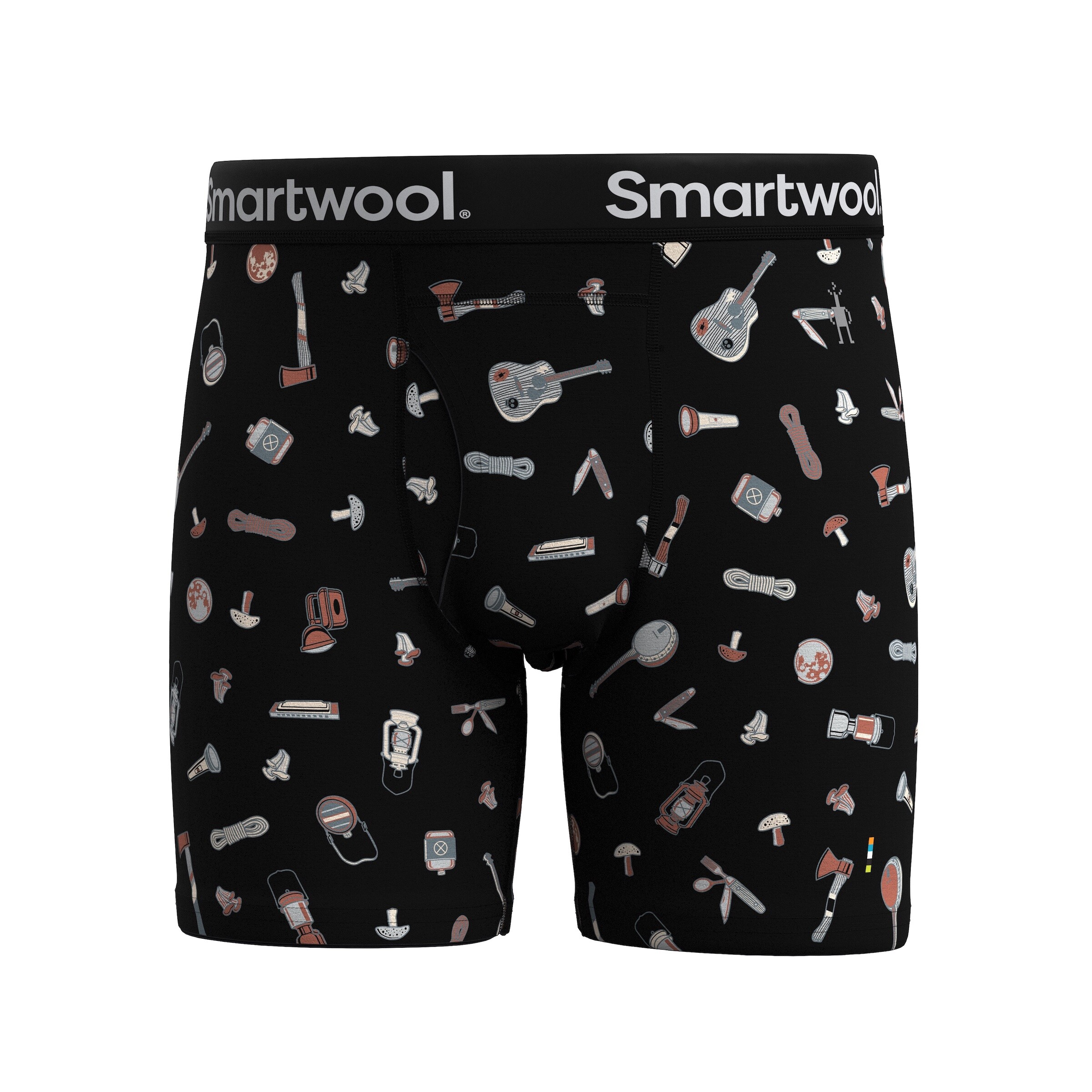 Herren Merino Boxershorts mit Print
