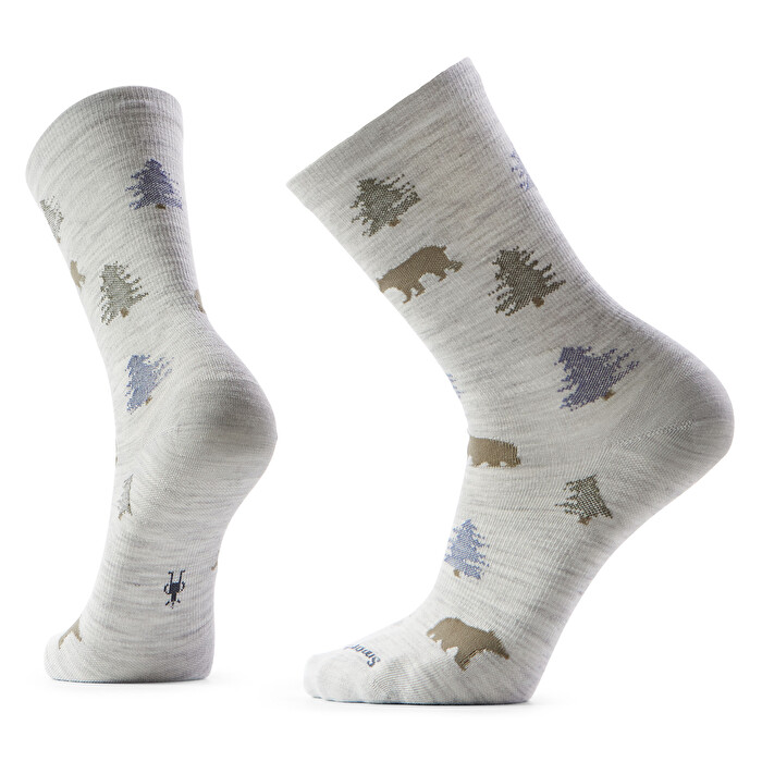 Merinosocken Everyday Through the Trees Crew Socks
