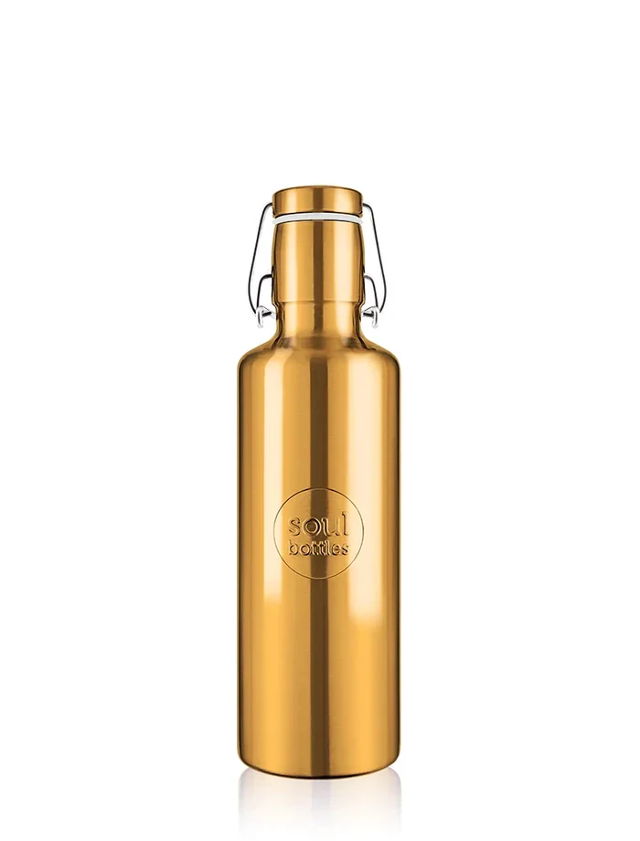 Trinkflasche Steel light 750 ml Gold