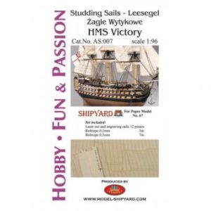 Segel für HMS Victory – Leesegel
