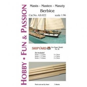 Masten mit Lasercut Detailsatz Berbice