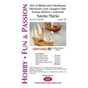 Blöckchen, Jungfern und Herz Satz Santa Maria