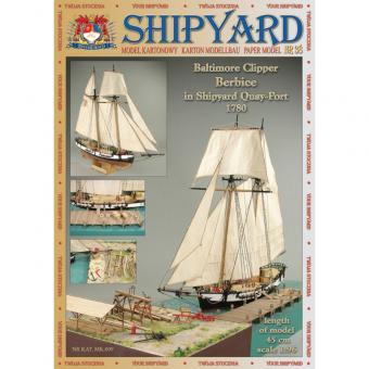 Baltimore Clipper Berbice an Kaimauer