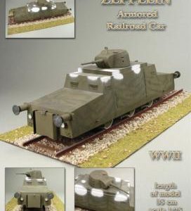 Zeppelin Armored Railroad Car Maßstab 1:25