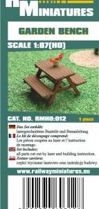 Gartenbank scale 1:87 (H0)