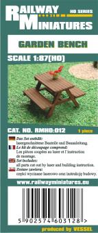 Gartenbank scale 1:87 (H0)