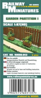 Garten Trennwand I scale 1:87 (H0)